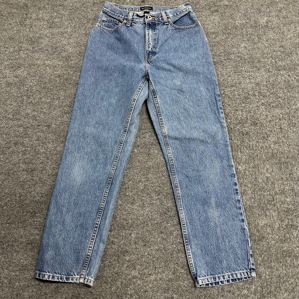Ann Taylor Jeans Womens Size 6P Blue Classic Fit Straight Leg Denim Cotton